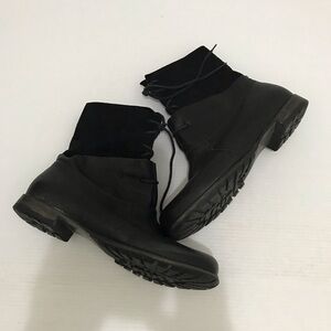 THINK! Leather and Suede Ankle Boot - Black Size 37